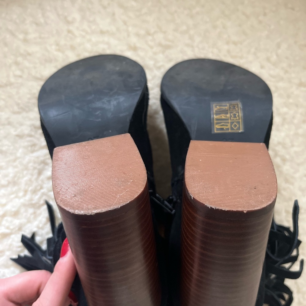 Jeffrey Campbell fringe boots - Picture 3 of 5